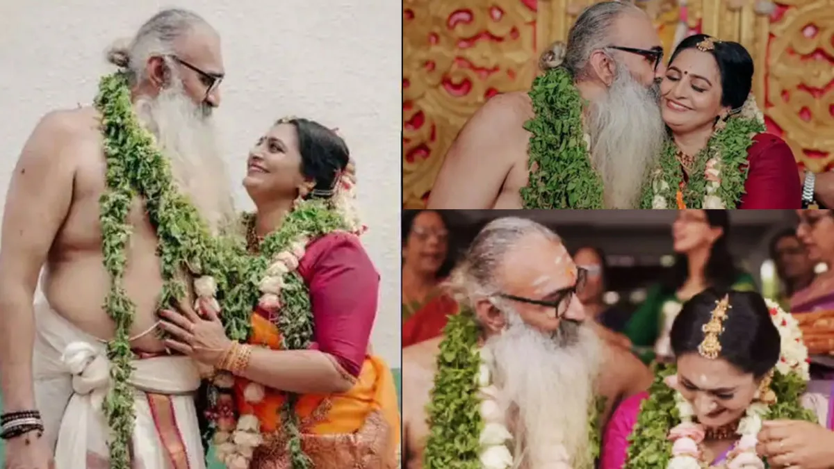 38 year old actress got married for second time to baba kriss venugopal
