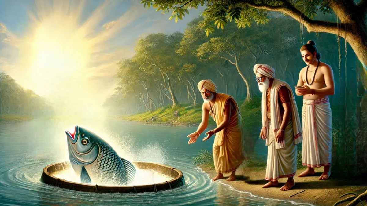 Story of twins in the belly of a fish and the son of a virgin girl