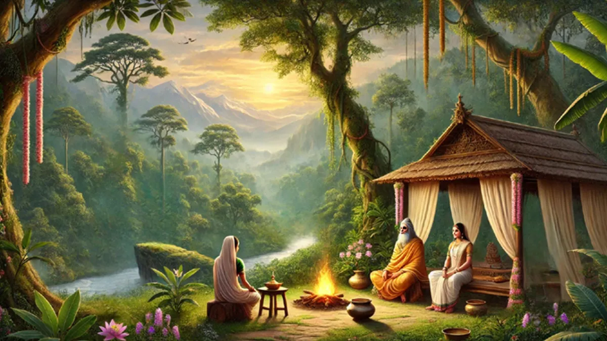 The story of a mother who gave birth to son by mantra 