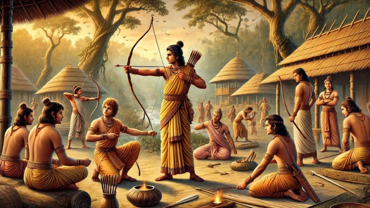 Story of the princes' suitable guru and search for a best disciple