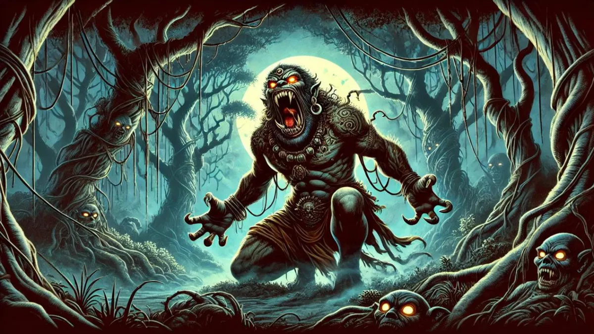 The story of a cursed king becoming a monster