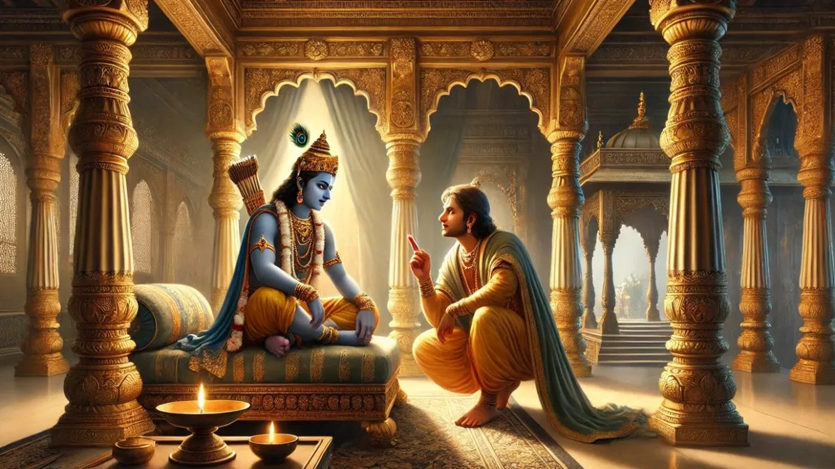 Conversation Between Krishna And Arjun