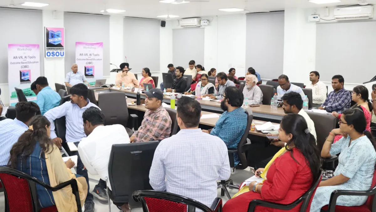 Three days workshop at Odisha State Open University