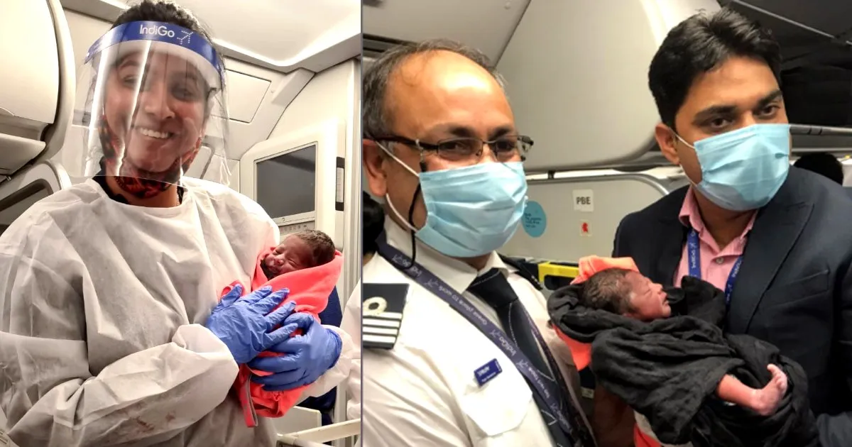 Woman Gives Birth to Baby Boy Mid-Air On IndiGo Flight Travelling From Delhi To Bangalore | Curly Tales