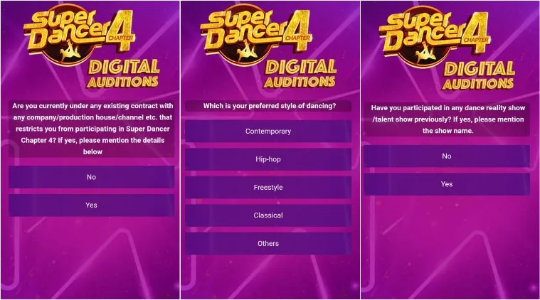 super dancer 4, digital auditions