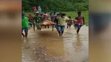 Sans Road, Critical Patient Carried On Cot For 2 KM In Sundergarh