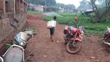 A Little Shoulder That Carries Liquor Bottles Instead Of School Bag!