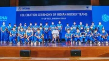 Hockey Olympians Given Grand Welcome In Odisha, Felicitated By CM Naveen