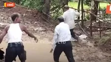 Angry Villagers In Odisha Make Two Govt Officials Walk On Muddy Road, Video Goes Viral