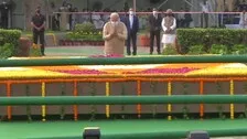 PM Modi Pays Tributes To Gandhi, Shastri On Their Birth Anniversaries