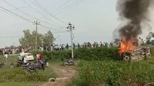 Farmer Killed In Lakhimpur Violence Cremated After Second Autopsy