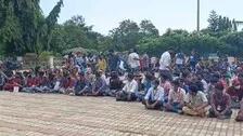 Berhampur University Students Stage Sit-In Over Hiked Hostel Fee