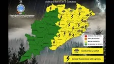 Heavy Rainfall Alert For 7 Odisha Districts; IMD Issues Yellow Warning For Thunderstorm