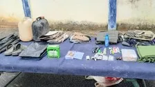 Tulasi Range Encounter: Explosives & Other Maoist Articles Recovered By Security Forces