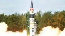India Tests Nuclear-Capable Intercontinental Ballistic Missile Agni-5 Off Odisha Coast