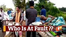 Odisha Man Carries Ailing Mother On Trolley To Vent ‘Power Supply’ Grievances