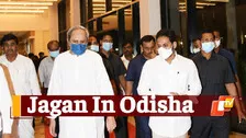 Andhra CM Jagan Reddy Reaches Bhubaneswar To Meet Odisha CM Naveen Patnaik