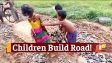 Watch: Odisha Children Build Road On Their Own To Connect