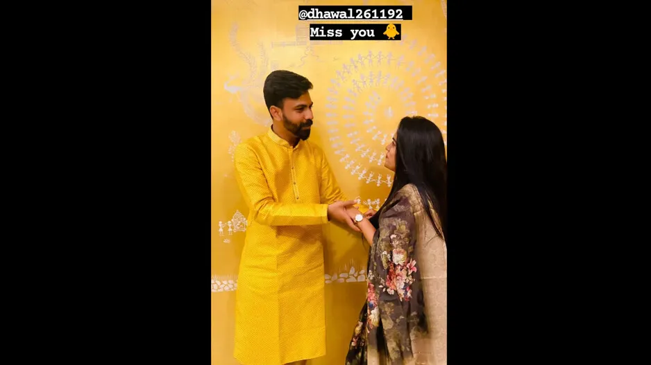 Sayli's Post For Dhawal