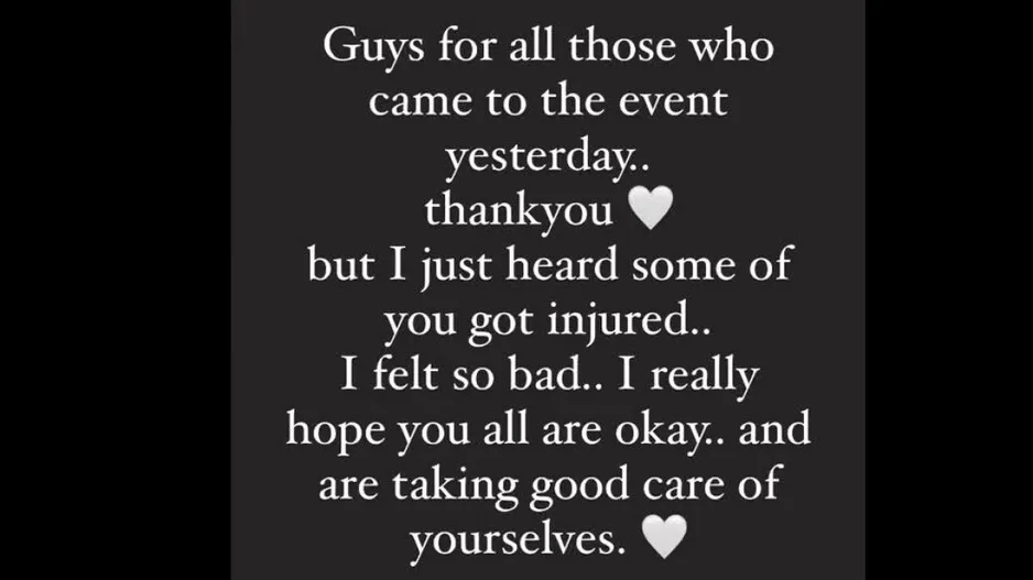 Rashmika Mandanna Insta Story