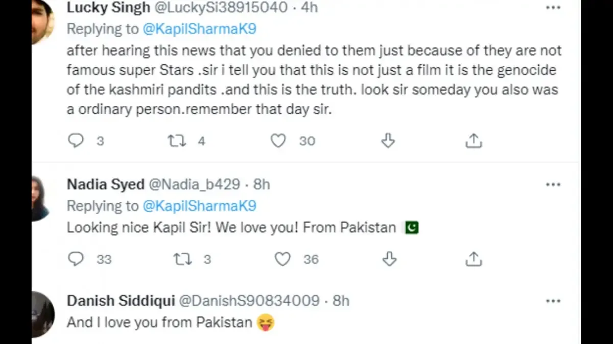 Comments on Kapil Sharma's Post 