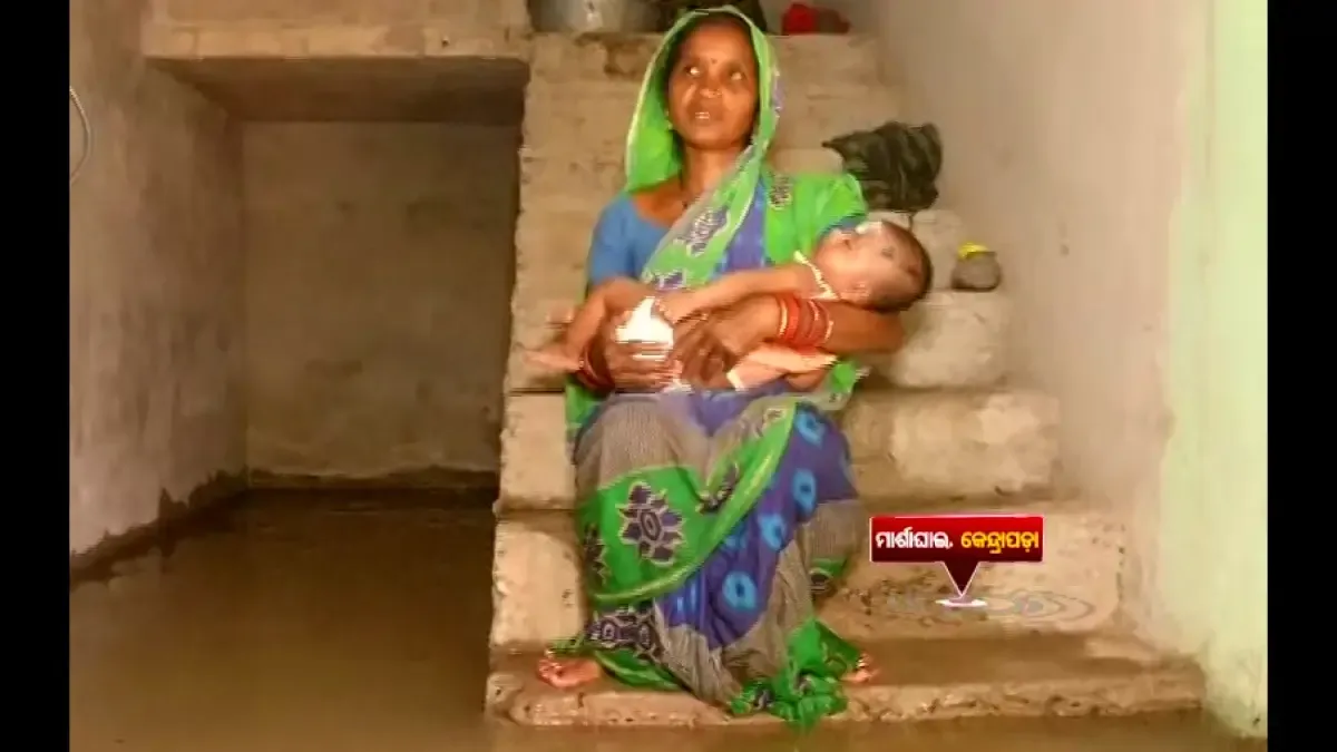 Flood visuals from Kendrapara