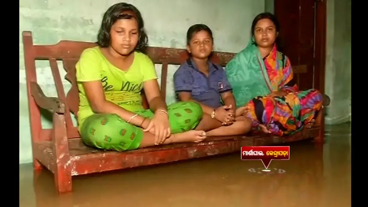 Flood visuals from Kendrapara