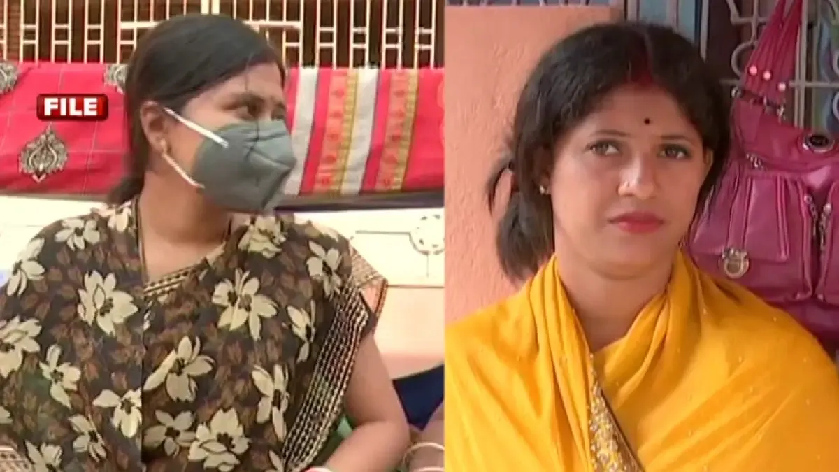 Women who protested in front of their in-laws house