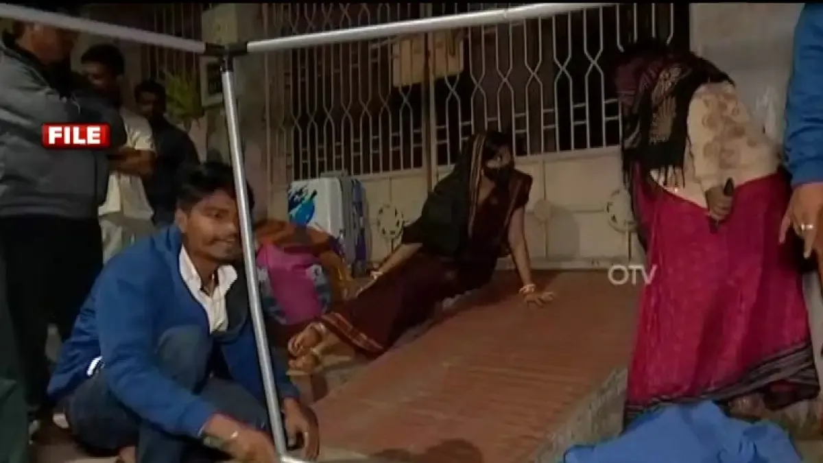 Woman who staged protest in front of in-laws house