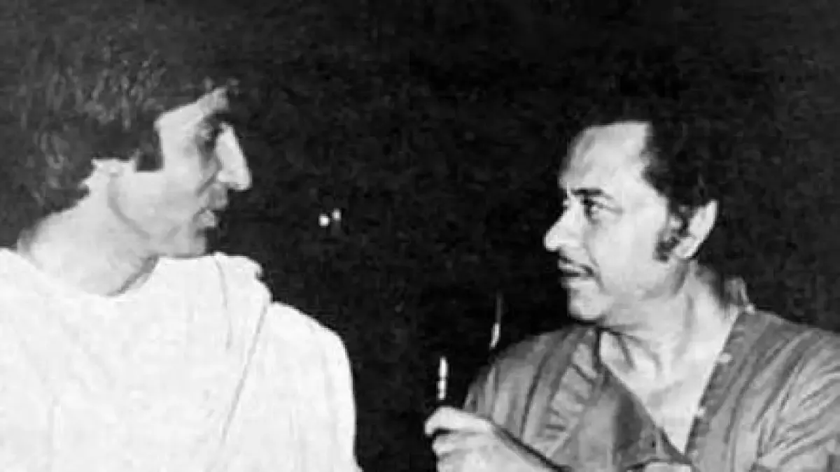 Kishore Kumar With Amitabh Bachchan
