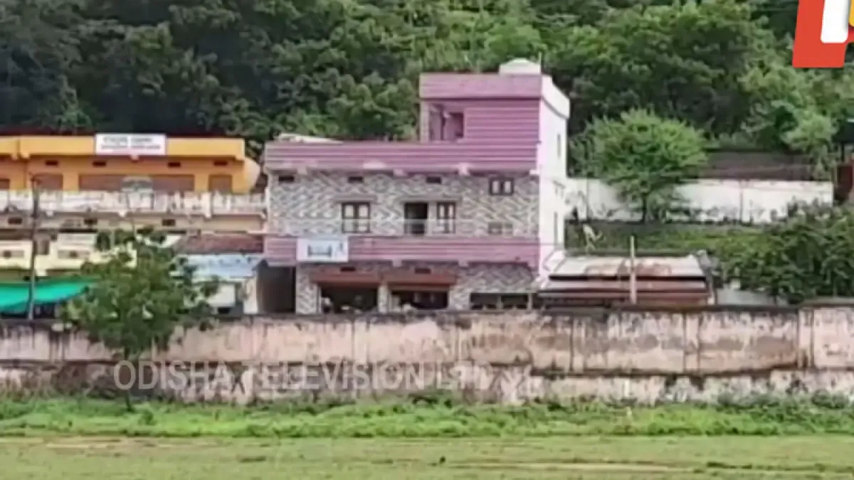 Archana Nag's father's residential building in Kesinga