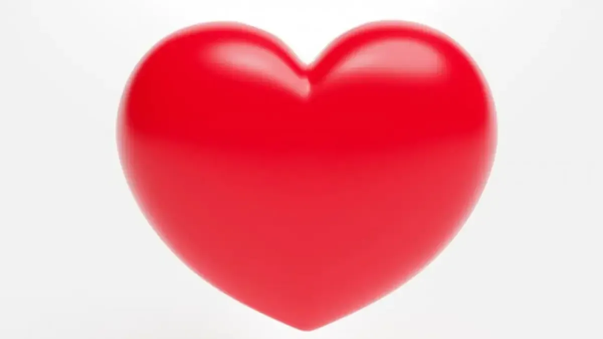 Red heart emoji is used by social media users