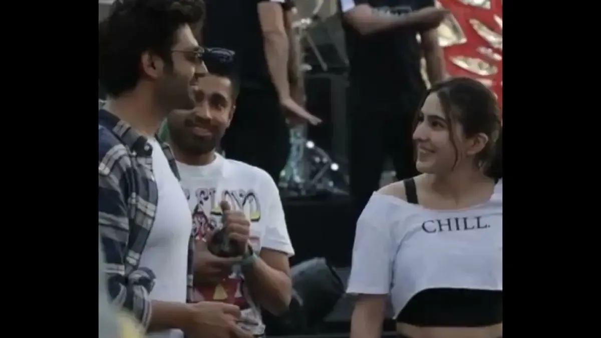 Kartik Aaryan With Sara Ali Khan