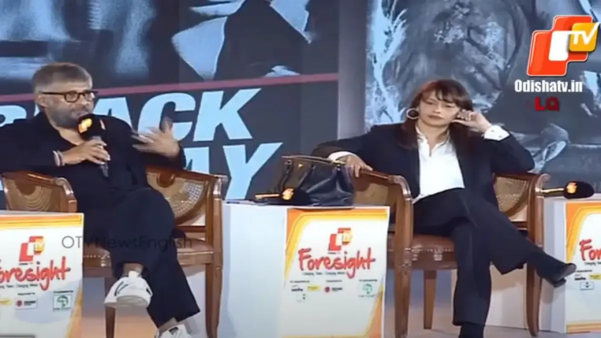 Vivek Agnihotri with Pallavi Joshi