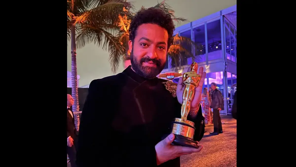 Jr NTR with Oscar Award