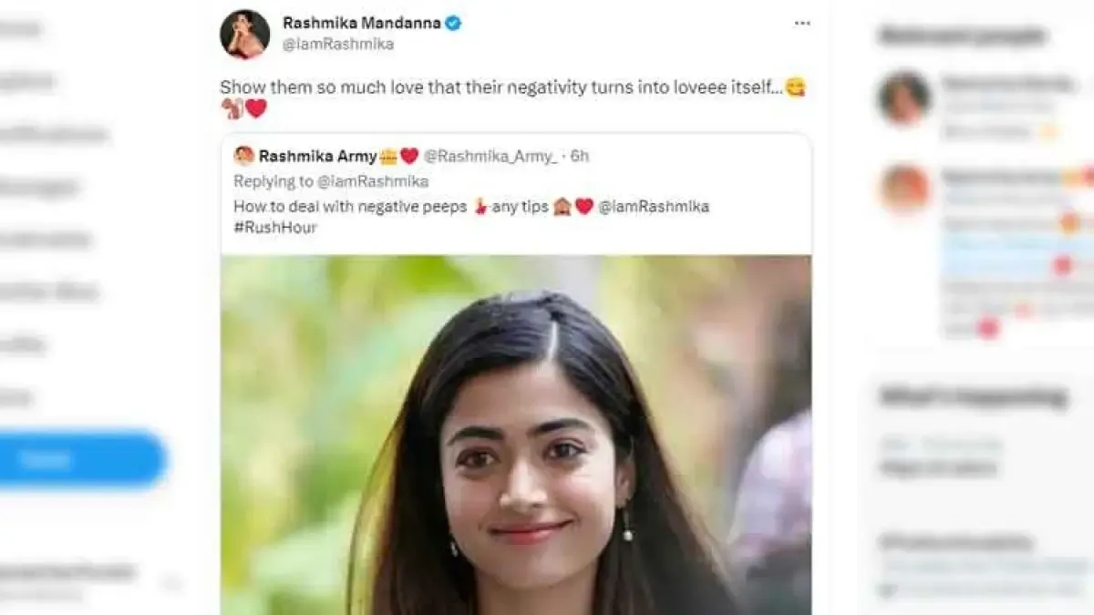 Rashmika Mandanna Tweet