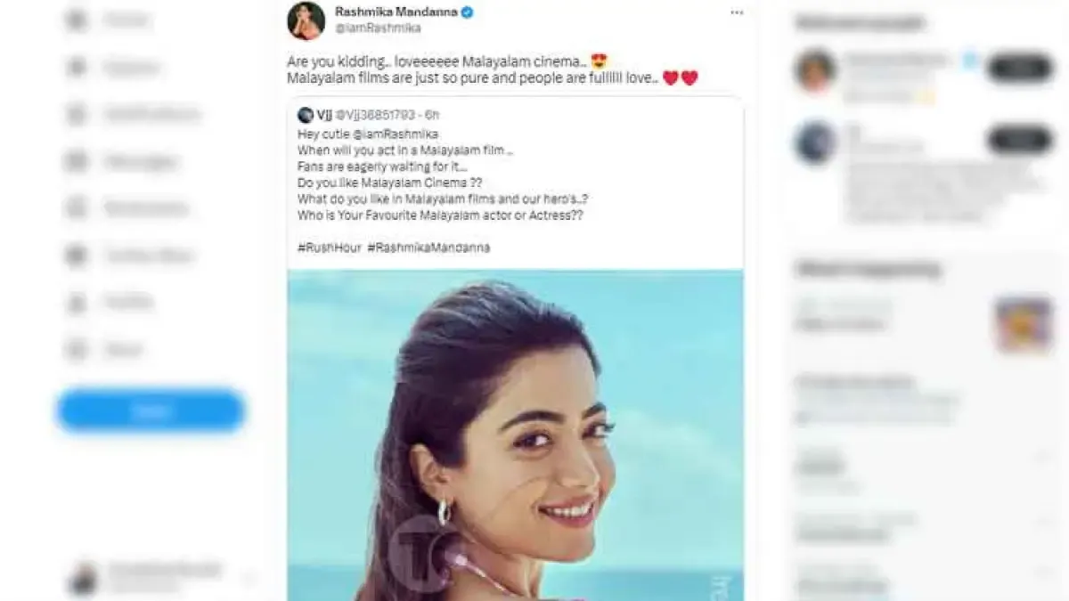 Rashmika Mandanna Tweet