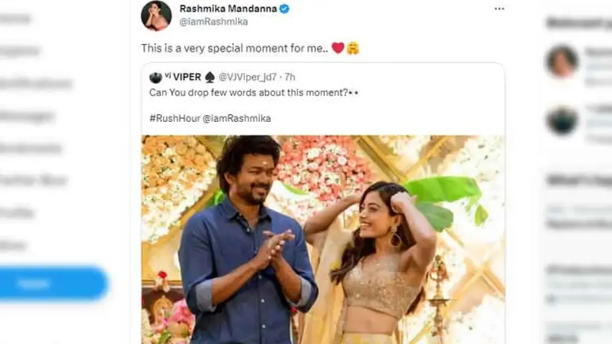 Rashmika Mandanna Tweet
