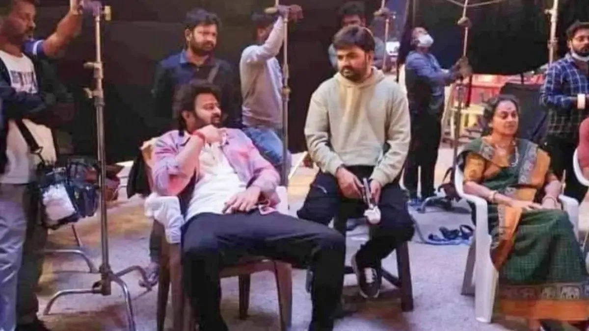 Prabhas on sets