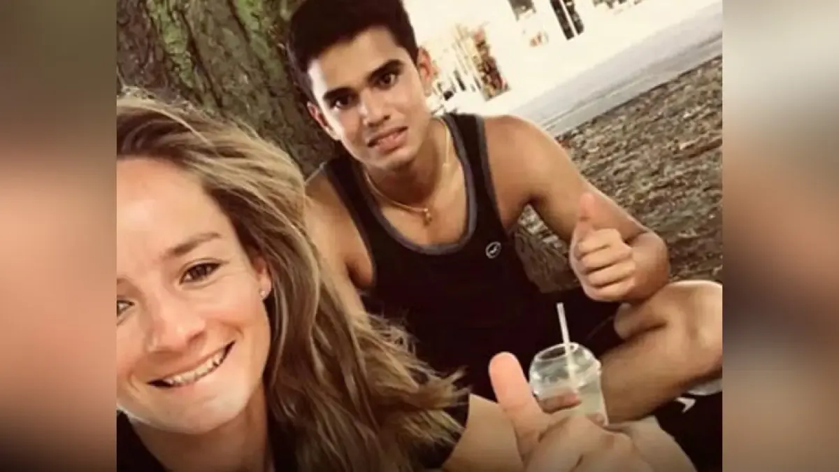 Arjun with Danielle