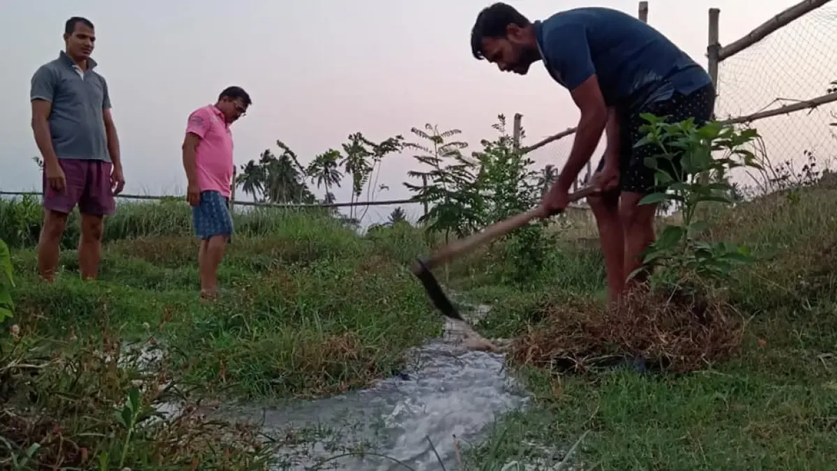 Plantation drive by Bhubaneswari Club