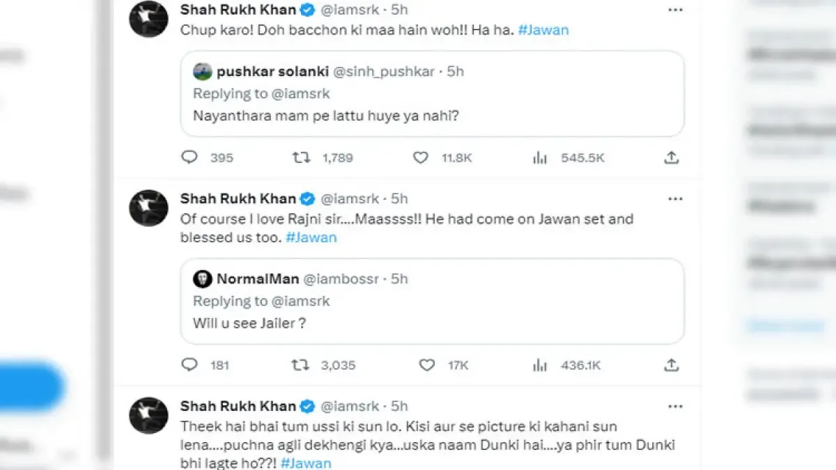 Shah Rukh Khan's Tweet