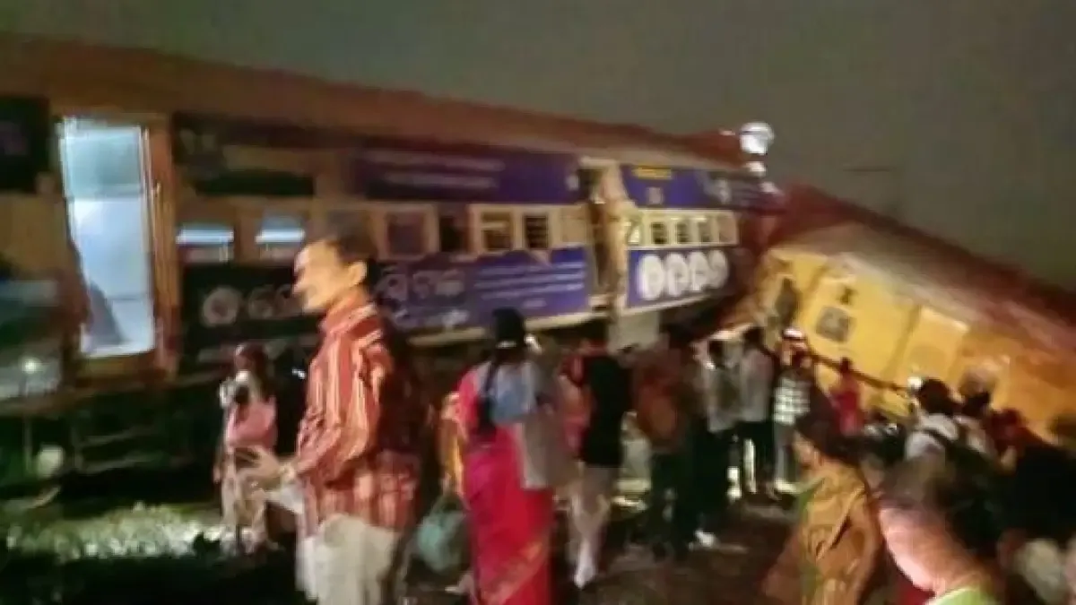 Train accident in Visakhapatnam