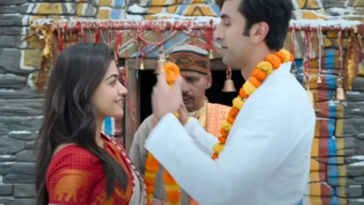 Ranbir Kapoor, Rashmika Mandanna in Animal