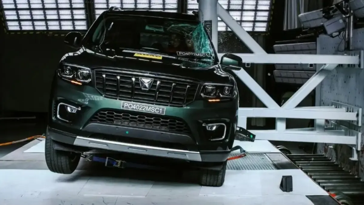 GNCAP Crash test Of Scorpio N