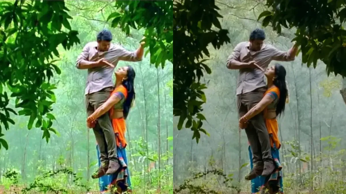 Anushka Shetty in saree lifted Prabhas with ease!