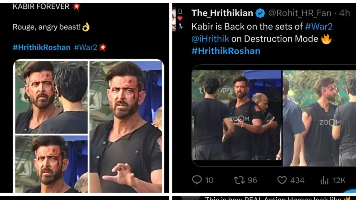 Hrithik Roshan looks in War 2