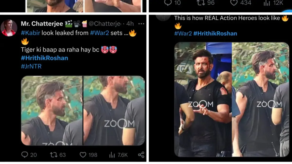 Hrithik Roshan looks in War 2