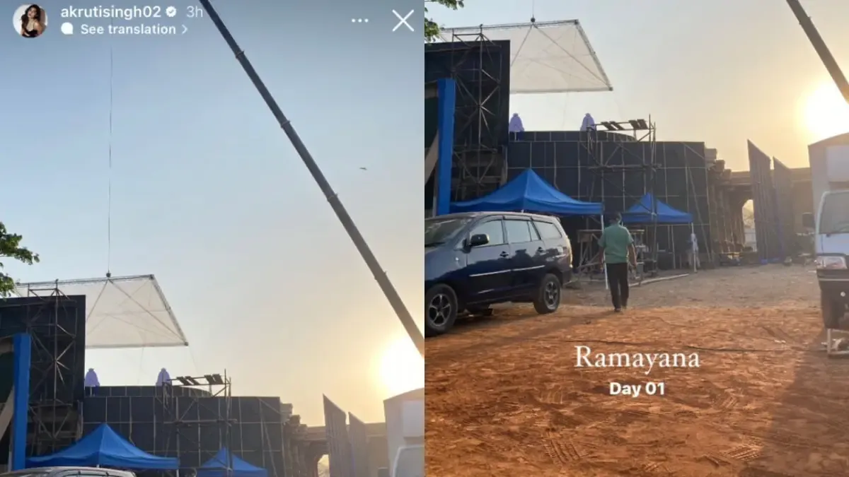 No Yash in Ramayana-1! First pic from sets of Ranbir Kapoor-starrer goes viral