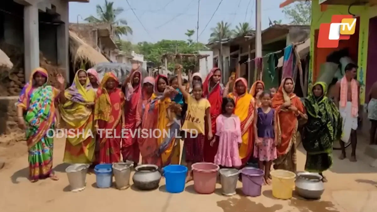 Acute drinking water crisis in Ganjam village